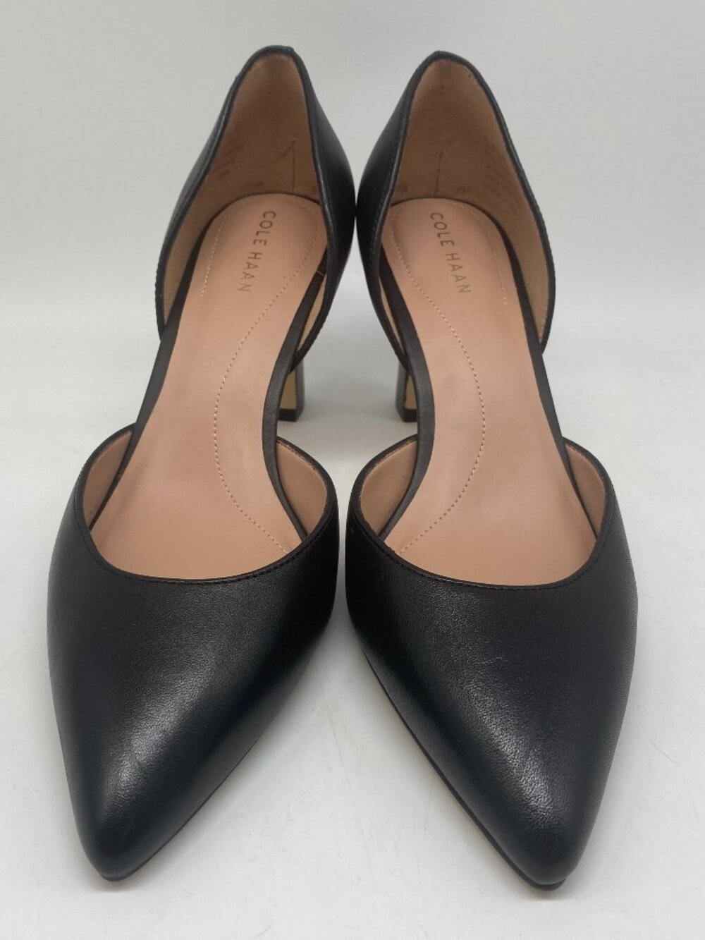 COLE HAAN GRAND 360 BLACK LEATHER PUMPS US WOMEN SIZE 6B